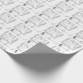 Papier Cadeau Glace fondue d'ours polaire (Coin)