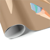 Papier Cadeau Glaces (Coin rond)