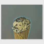 Papier Cadeau glaces vintages (Plat)
