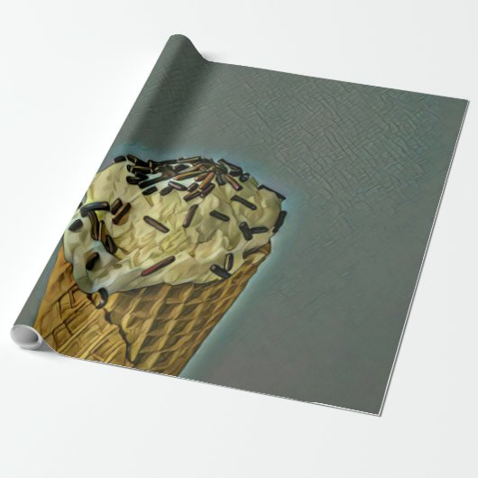 Papier Cadeau glaces vintages (Déroulé)