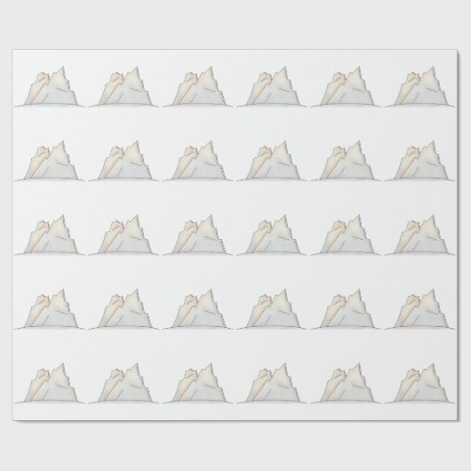 Papier Cadeau Glacier Iceberg (Plat)