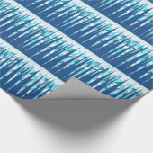 Papier Cadeau Glaçons abstraits faits sur commande (Coin)