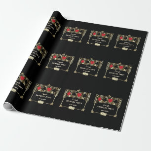 Papier Cadeau Glam Las Vegas Casino Royale Enterrement de vie de