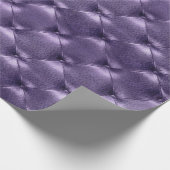 Papier Cadeau Glam Plum violet Luxe en cuir Tufé opulent VIP (Coin)