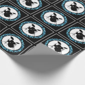 Papier Cadeau Glam Rock Drummer Leopard Drum Kit cadeau musicien (Coin)