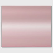 Papier Cadeau Glamor Rose Gold Elegant Moderne Modèle tendance (Plat)