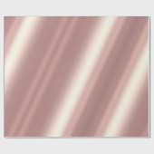 Papier Cadeau Glamorous Elegant Template Rose Gold Gift (Plat)