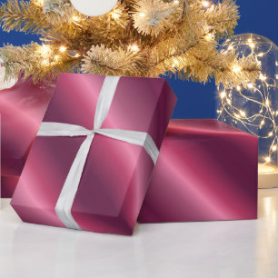 Papier Cadeau Glamour Modèle Bordeaux Glossy Cadeau