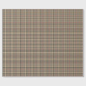 Papier Cadeau Glen Check Plaid Pixel Art (Plat)
