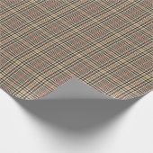 Papier Cadeau Glen Check Plaid Pixel Art (Coin)
