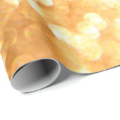 Papier Cadeau Glitter golden lights (Coin rond)