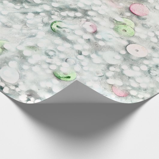 Papier Cadeau Glitter & Sequin Wrapping Paper (Coin)