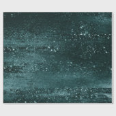 Papier Cadeau Glitzy Foil | Shamrock Vert Faux Étincelle métalli (Plat)