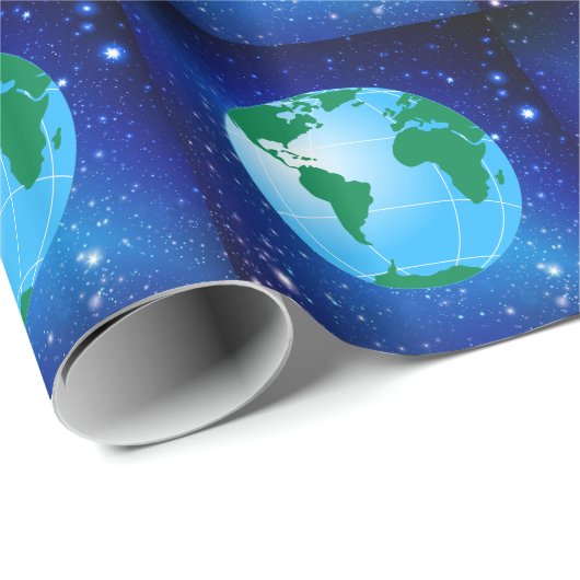 PAPIER CADEAU GLOBE (Coin rond)