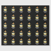 Papier Cadeau Gloovy Man Funny Super Glue Pun Dark BG (Plat)