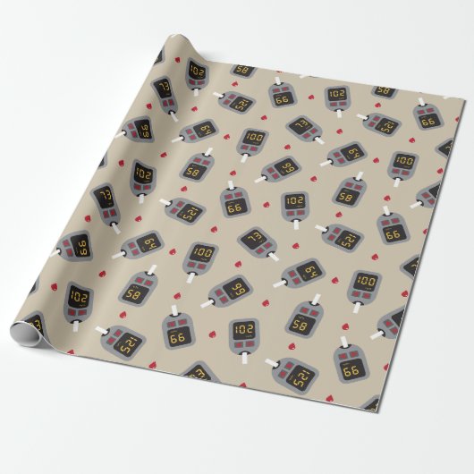 Papier Cadeau Glucomètre (Déroulé)