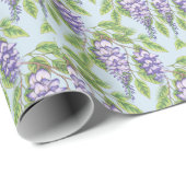 Papier Cadeau Glycine (Coin rond)