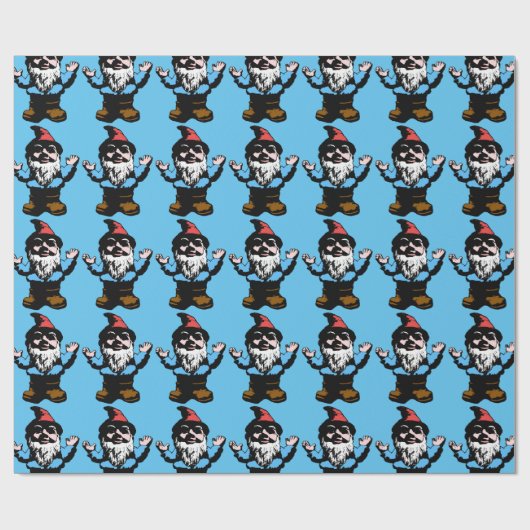 Papier Cadeau Gnome (Plat)