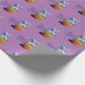 Papier Cadeau "Gnome Bunny" Cadeau de Pâques (Coin)