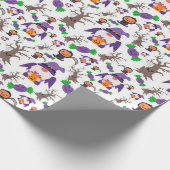 Papier Cadeau Gnome effrayant Halloween (Coin)