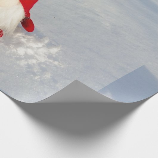 Papier Cadeau Gnome scandinave de Noël (Coin)