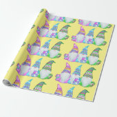 PAPIER CADEAU GNOMES DE PÂQUES  (Déroulé)