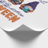 Papier Cadeau Gnomes d'Halloween (Coin)