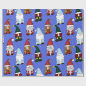 Papier cadeau « Gnomes frigorifiés (grands) » (Plat)