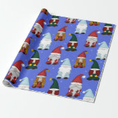 Papier cadeau « Gnomes frigorifiés (grands) » (Déroulé)