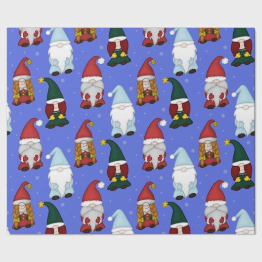 Papier cadeau « Gnomes frigorifiés (grands) » (Couture)