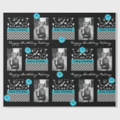 Papier Cadeau Go Shorty C'est ton anniversaire avec photo (Plat)