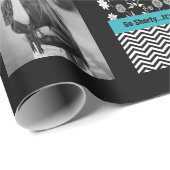 Papier Cadeau Go Shorty C'est ton anniversaire avec photo (Coin rond)