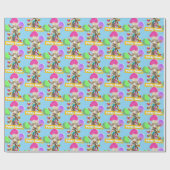 Papier Cadeau Goat with Party Blowers (Plat)