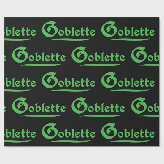 Papier Cadeau Goblette (Plat)