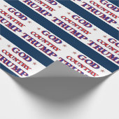 Papier Cadeau God Country Trump (Coin)