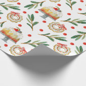 Papier Cadeau Godes de Noël cuits au four (Coin)