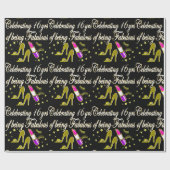 PAPIER CADEAU GOLD 16 ET CONCEPTION DIVA FABULEUSE (Plat)