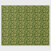 Papier Cadeau Gold and Deep Green Vinage Damas (Plat)