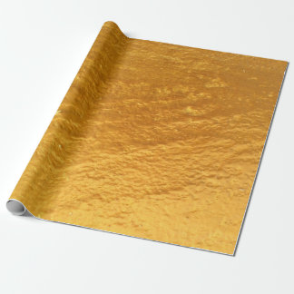 Papier Cadeau Gold color concrete wall textureabstract, ancient,