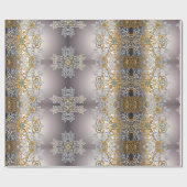 Papier Cadeau Gold et Sliver Lacy (Plat)
