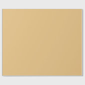 Papier Cadeau Gold Festive Christmas Solid Color  (Plat)