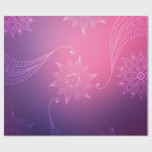 Papier Cadeau Gold Foil Arabian Bollywood