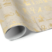 Papier Cadeau Gold Foil parti (Coin rond)