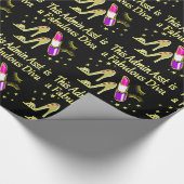 PAPIER CADEAU GOLD GLITZY ADMIN ASSISTANT DIVA DESIGN (Coin)