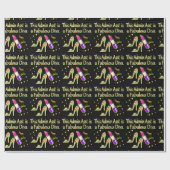 PAPIER CADEAU GOLD GLITZY ADMIN ASSISTANT DIVA DESIGN (Plat)