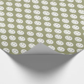 Papier Cadeau Gold Happy Faces (Coin)