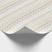 Papier Cadeau Gold Joyeux Noël Papier d'enveloppement de Noël (Coin)