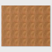 Papier Cadeau Gold leather texture luxury (Plat)