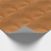 Papier Cadeau Gold leather texture luxury (Coin)