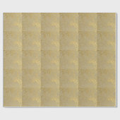 Papier Cadeau Gold Marbling : Grunge Texture Design (Plat)